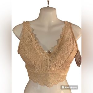 New Smart & Sexy Lacy Bralette size Large